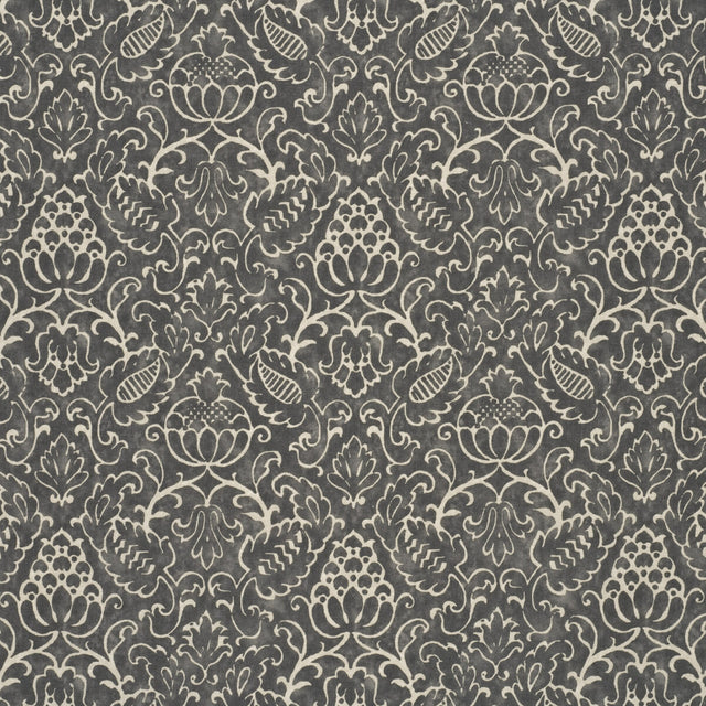 BAKER LIFESTYLE PP50280.1.0 OAKBURY SMOKE Fabric - Eade's Wallpaper