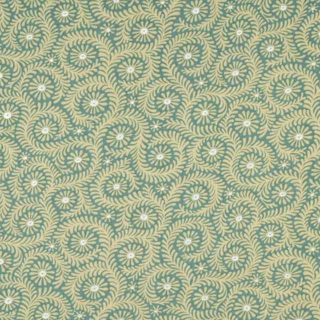 BAKER LIFESTYLE PP50281.10.0 FOXY AQUA Fabric - Eade's Wallpaper