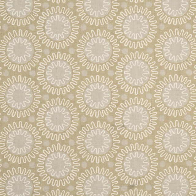 BAKER LIFESTYLE PP50294.5.0 CHARLECOTE PRINT IVORY/BISCUIT Fabric - Eade's Wallpaper