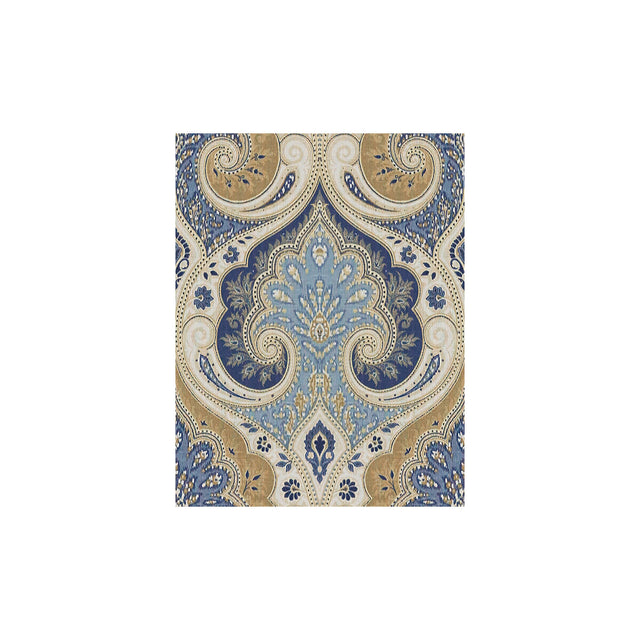 BAKER LIFESTYLE PP50321.1.0 LATIKA INDIGO/CASHEW Fabric - Eade's Wallpaper