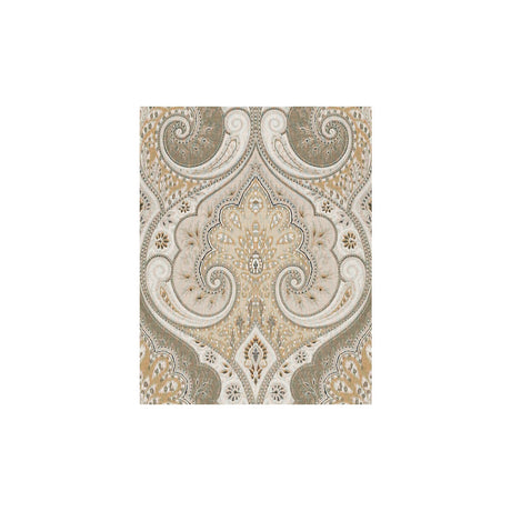 BAKER LIFESTYLE PP50321.4.0 LATIKA STONE/OATMEAL Fabric - Eade's Wallpaper