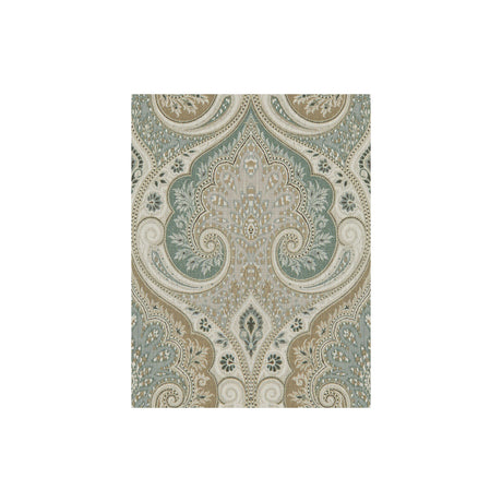 BAKER LIFESTYLE PP50321.6.0 LATIKA AQUA/TAUPE Fabric - Eade's Wallpaper