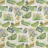 BAKER LIFESTYLE PP50339.3.0 OPERA POSTCARDS IVORY/MULTI Fabric - Eade's Wallpaper