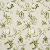 BAKER LIFESTYLE PP50341.4.0 BANTAM TOILE GREEN Fabric - Eade's Wallpaper