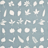 BAKER LIFESTYLE PP50342.1.0 TUMBLING LEAVES AQUA Fabric - Eade's Wallpaper