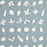BAKER LIFESTYLE PP50342.1.0 TUMBLING LEAVES AQUA Fabric - Eade's Wallpaper