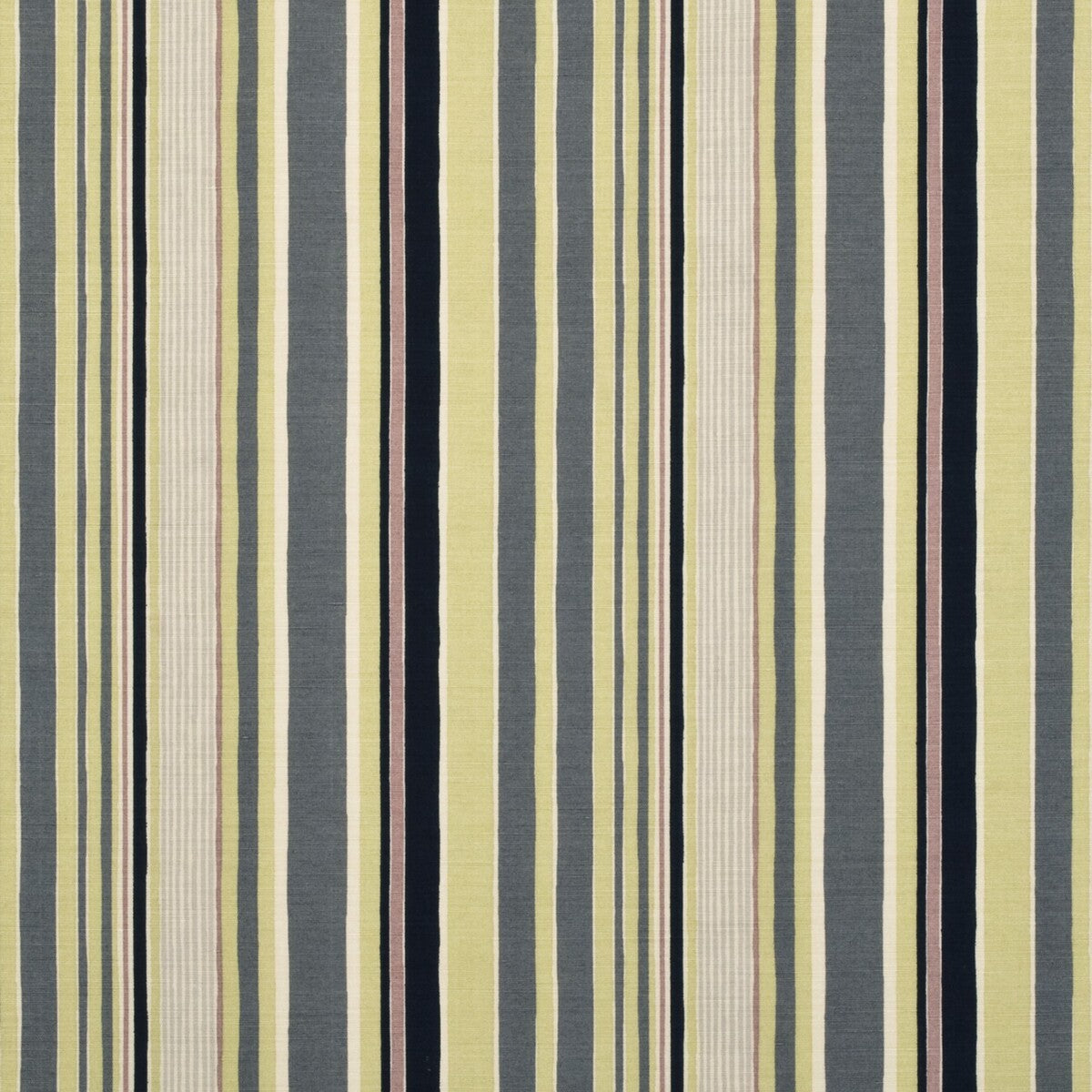 BAKER LIFESTYLE PP50360.1.0 MALLOW STRIPE CHARCOAL/MAUVE/DOVE Fabric - Eade's Wallpaper