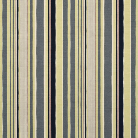 BAKER LIFESTYLE PP50360.1.0 MALLOW STRIPE CHARCOAL/MAUVE/DOVE Fabric - Eade's Wallpaper