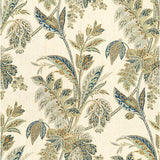 BAKER LIFESTYLE PP50377.5.0 ISHANA INDIGO/SKY Fabric - Eade's Wallpaper