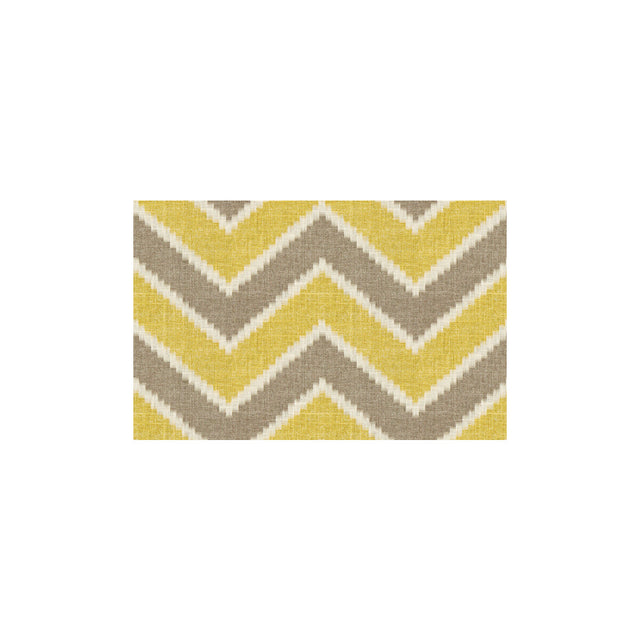 BAKER LIFESTYLE PP50378.2.0 AMANI TAUPE/YELLOW Fabric - Eade's Wallpaper