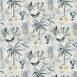 BAKER LIFESTYLE PP50434.2.0 ORINOCO BLUE Fabric - Eade's Wallpaper