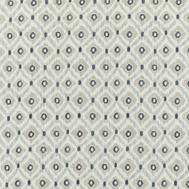 BAKER LIFESTYLE PP50448.1.0 VASCO INDIGO/STONE Fabric - Eade's Wallpaper