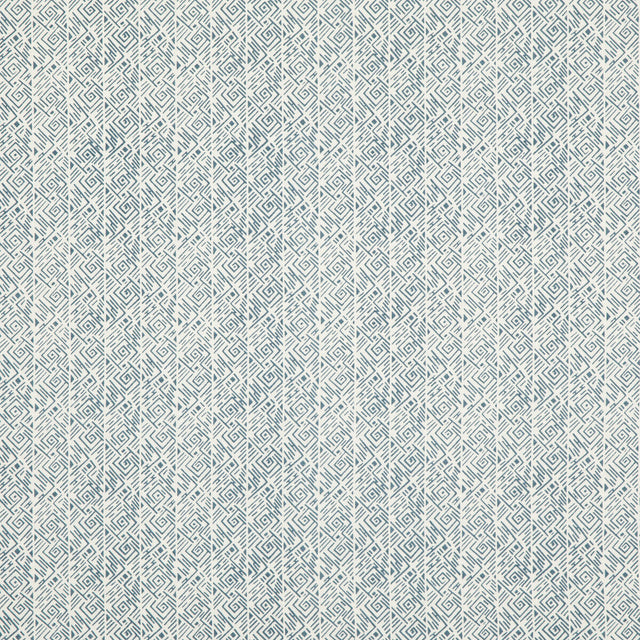 BAKER LIFESTYLE PP50475.2.0 LABERINTO INDIGO Fabric - Eade's Wallpaper