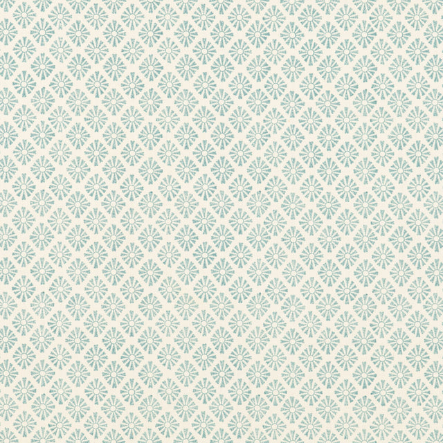 BAKER LIFESTYLE PP50476.1.0 SUNBURST AQUA Fabric - Eade's Wallpaper