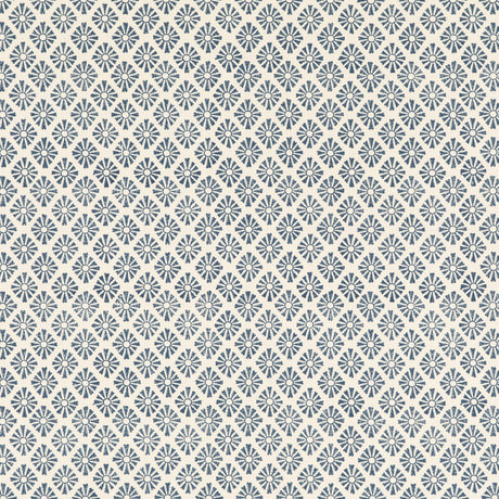 BAKER LIFESTYLE PP50476.2.0 SUNBURST INDIGO Fabric - Eade's Wallpaper
