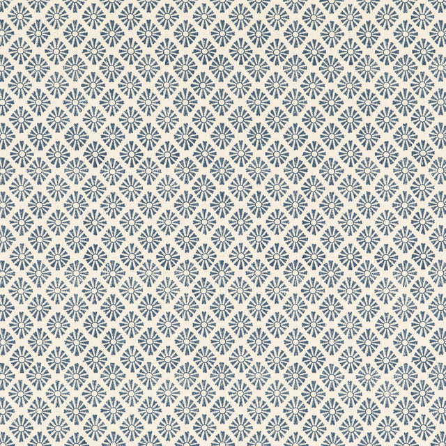 BAKER LIFESTYLE PP50476.2.0 SUNBURST INDIGO Fabric - Eade's Wallpaper