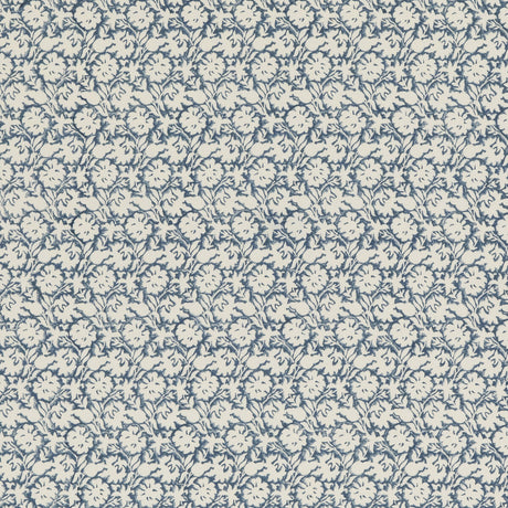 BAKER LIFESTYLE PP50480.1.0 FLOWER PRESS INDIGO Fabric - Eade's Wallpaper