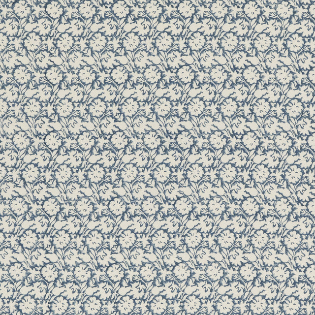 BAKER LIFESTYLE PP50480.1.0 FLOWER PRESS INDIGO Fabric - Eade's Wallpaper