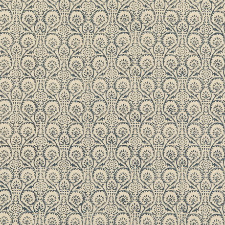 BAKER LIFESTYLE PP50481.1.0 POLLEN TRAIL INDIGO Fabric - Eade's Wallpaper
