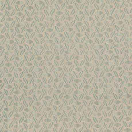 BAKER LIFESTYLE PP50482.3.0 BUMBLE BEE AQUA Fabric - Eade's Wallpaper