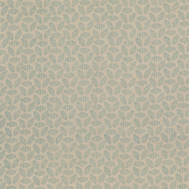 BAKER LIFESTYLE PP50482.3.0 BUMBLE BEE AQUA Fabric - Eade's Wallpaper