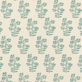 BAKER LIFESTYLE PP50483.3.0 WILD FLOWER AQUA Fabric - Eade's Wallpaper