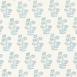 BAKER LIFESTYLE PP50483.7.0 WILD FLOWER SOFT BLUE Fabric - Eade's Wallpaper