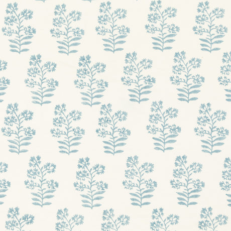 BAKER LIFESTYLE PP50483.7.0 WILD FLOWER SOFT BLUE Fabric - Eade's Wallpaper