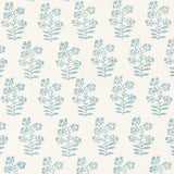 BAKER LIFESTYLE PP50483.7.0 WILD FLOWER SOFT BLUE Fabric - Eade's Wallpaper