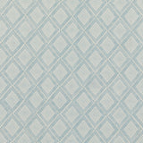 BAKER LIFESTYLE PP50484.3.0 BLOCK TRELLIS AQUA Fabric - Eade's Wallpaper