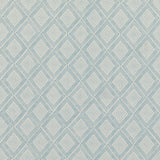 BAKER LIFESTYLE PP50484.3.0 BLOCK TRELLIS AQUA Fabric - Eade's Wallpaper