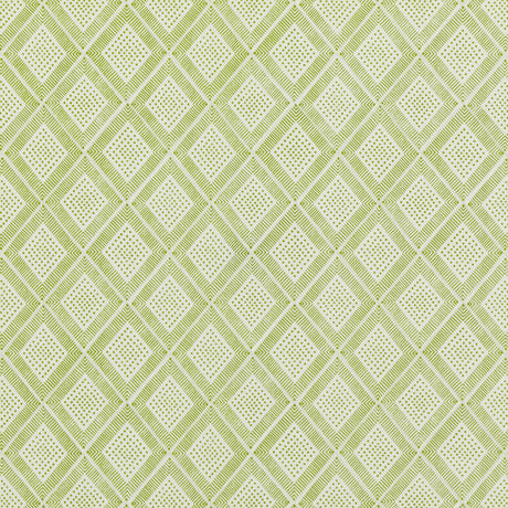 BAKER LIFESTYLE PP50484.5.0 BLOCK TRELLIS GREEN Fabric - Eade's Wallpaper