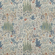 BAKER LIFESTYLE PP50500.1.0 BRIDPORT BLUE/RED Fabric - Eade's Wallpaper