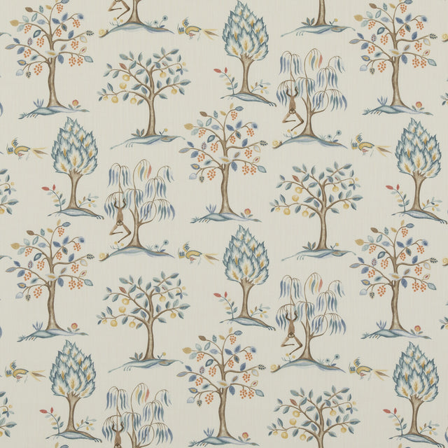 BAKER LIFESTYLE PP50501.1.0 LILLIPUT BLUE Fabric - Eade's Wallpaper