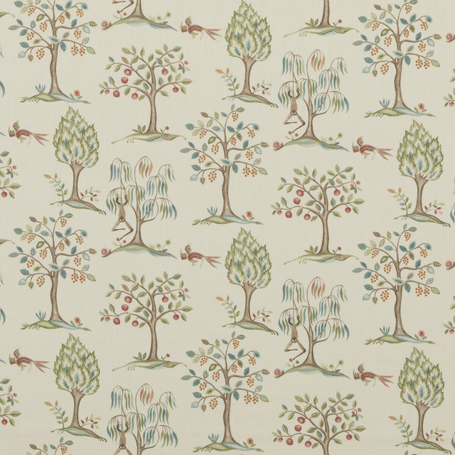 BAKER LIFESTYLE PP50501.2.0 LILLIPUT AQUA Fabric - Eade's Wallpaper