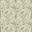 BAKER LIFESTYLE PP50502.3.0 LULWORTH GREEN/PINK Fabric - Eade's Wallpaper