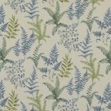 BAKER LIFESTYLE PP50503.1.0 FERNDOWN BLUE Fabric - Eade's Wallpaper