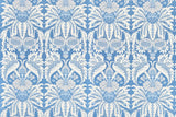 Scalamandre PQ 00021865 BLUE JAY ESTATE DAMASK Fabric - Eade's Wallpaper