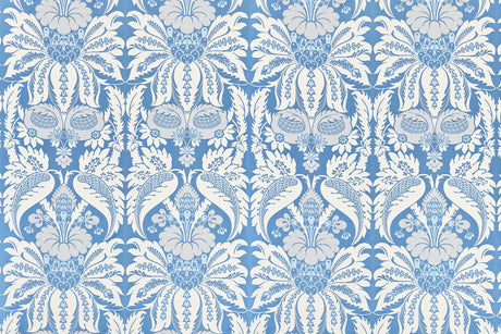 Scalamandre PQ 00021865 BLUE JAY ESTATE DAMASK Fabric