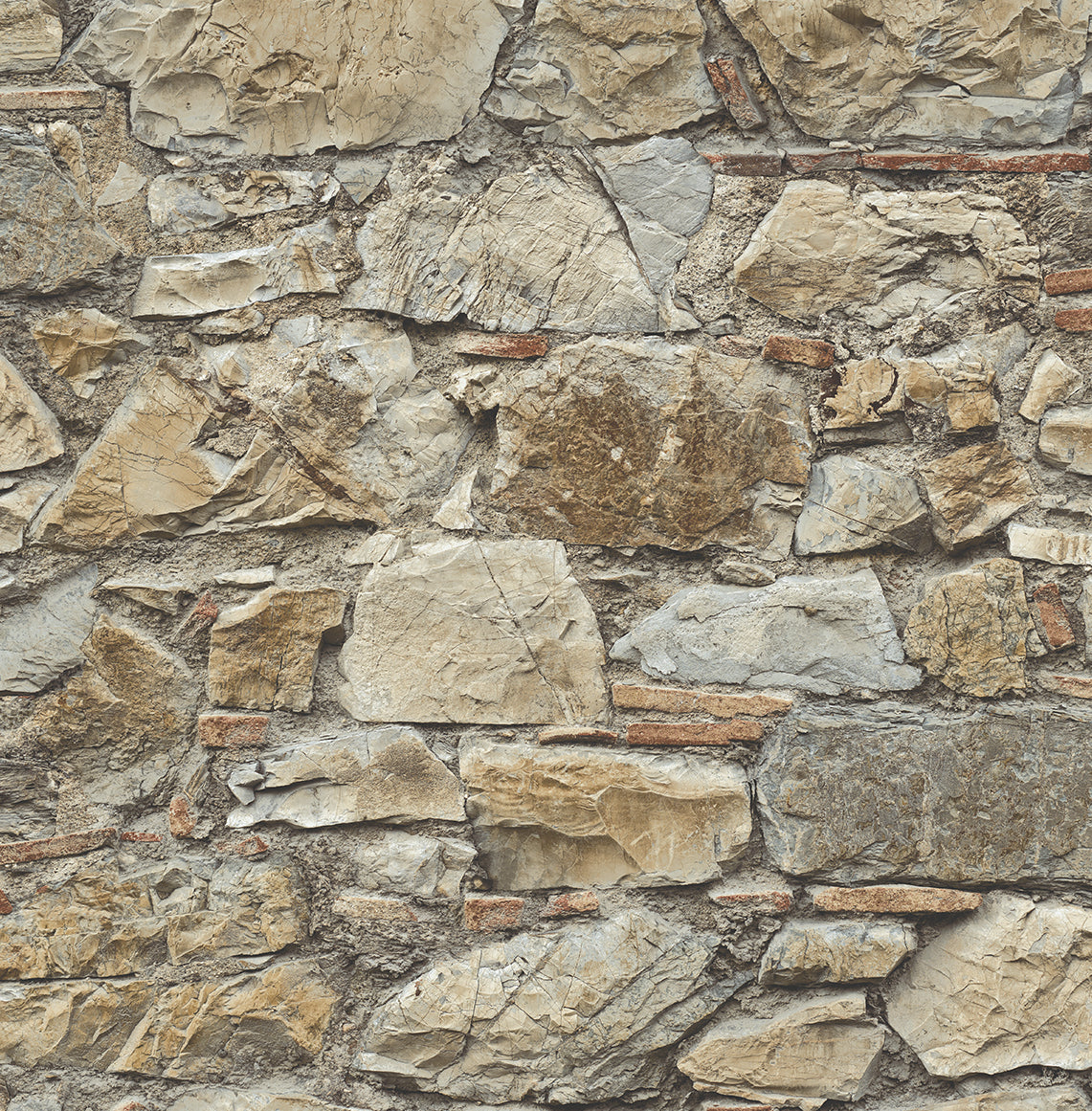 Seabrook PR12006 Faux Stone Wall Prepasted