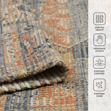 Amer Rugs PRE-2 Prairie Farmhouse Oriental /Orange Area Rug