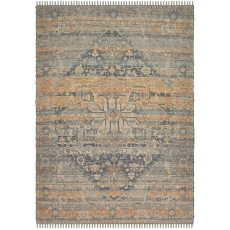 Amer Rugs PRE-2 Prairie Farmhouse Oriental /Orange Area Rug