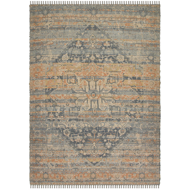 Amer Rugs PRE-2 Prairie Farmhouse Oriental /Orange Area Rug