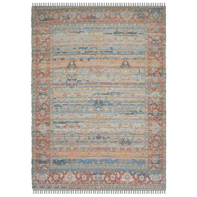 Amer Rugs PRE-4 Prairie Farmhouse Oriental /Rust Area Rug