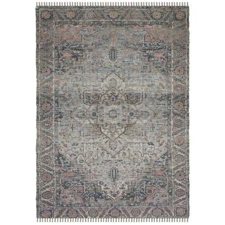 Amer Rugs PRE-5 Prairie Farmhouse Oriental /Pink Area Rug