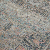 Amer Rugs PRE-5 Prairie Farmhouse Oriental /Pink Area Rug