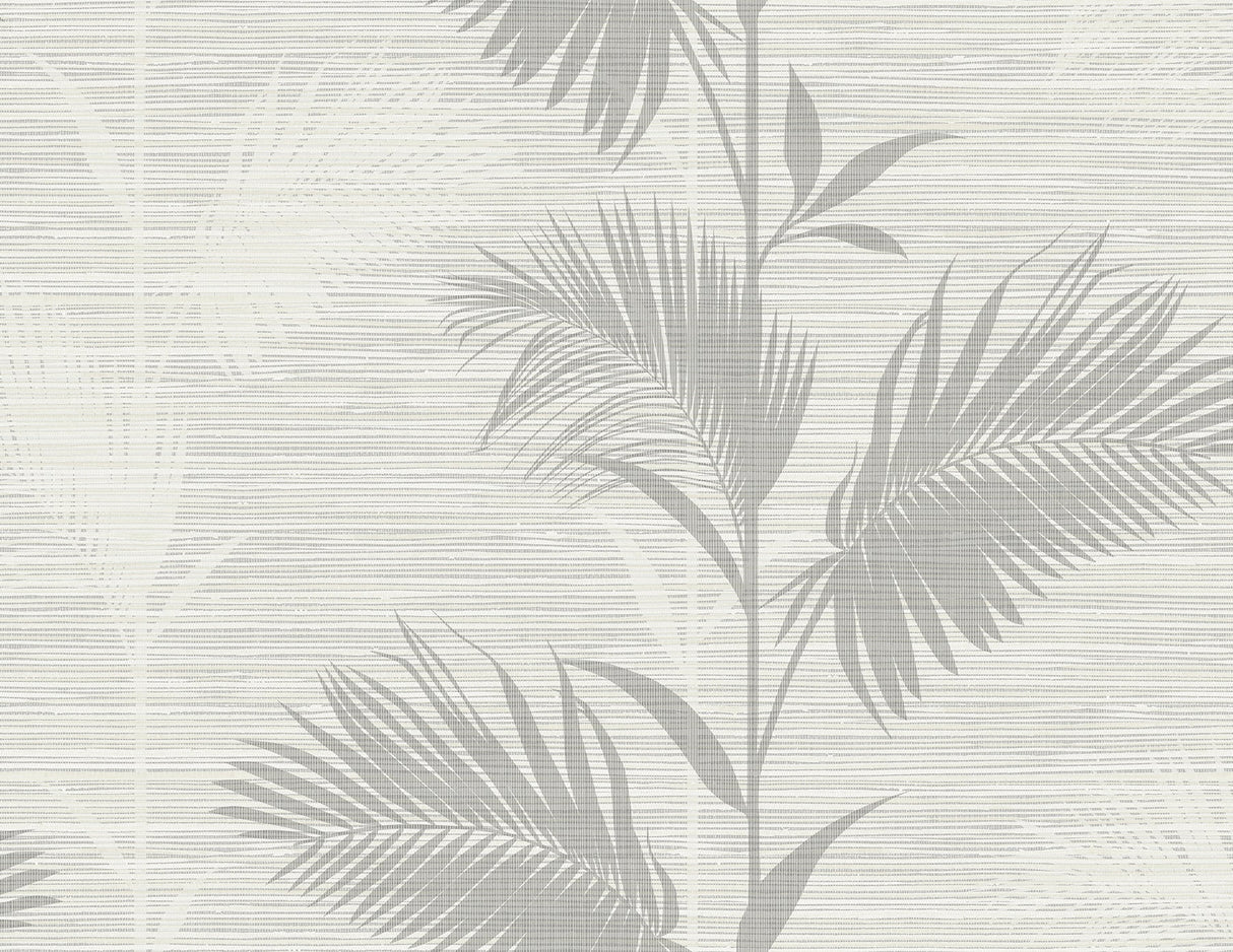 Kenneth James PS40310 Away On Holiday Grey Palm Wallpaper