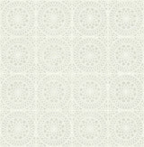 Kenneth James PS40810 Twist Pewter Medallion Wallpaper