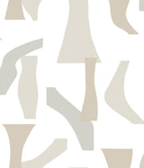 York PSW1056RL Modernist Neutral Peel & Stick Wallpaper