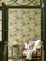 York PSW1319RL Amalfi Pink & Green Peel & Stick Wallpaper